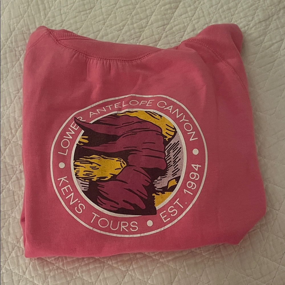 Ken's Tours Pink Sweatshirt